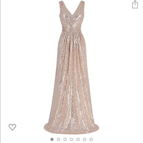 Dresses & Skirts - Rose Gold bridesmaid dress Dresses & Skirts - Rose Gold bridesmaid dress
